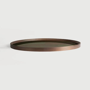Ethnicraft – Second Nature – Plateau En Verre Second Nature – Rond - Extra Large