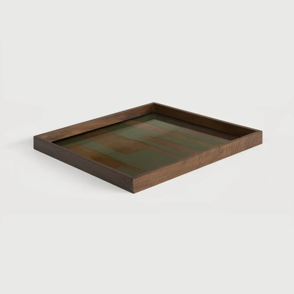 Ethnicraft – Second Nature – Plateau En Verre Second Nature – Carré - Large