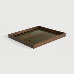 Ethnicraft – Second Nature – Plateau En Verre Second Nature – Carré - Large
