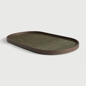 Ethnicraft – Second Nature – Plateau En Verre Second Nature – Oblong - Moyenne