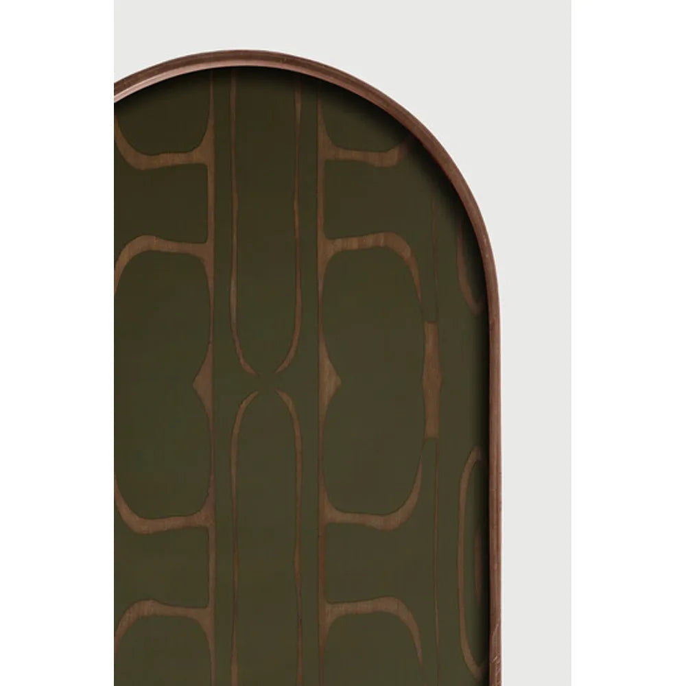 Ethnicraft – Second Nature – Plateau En Verre Second Nature – Oblong - Moyenne