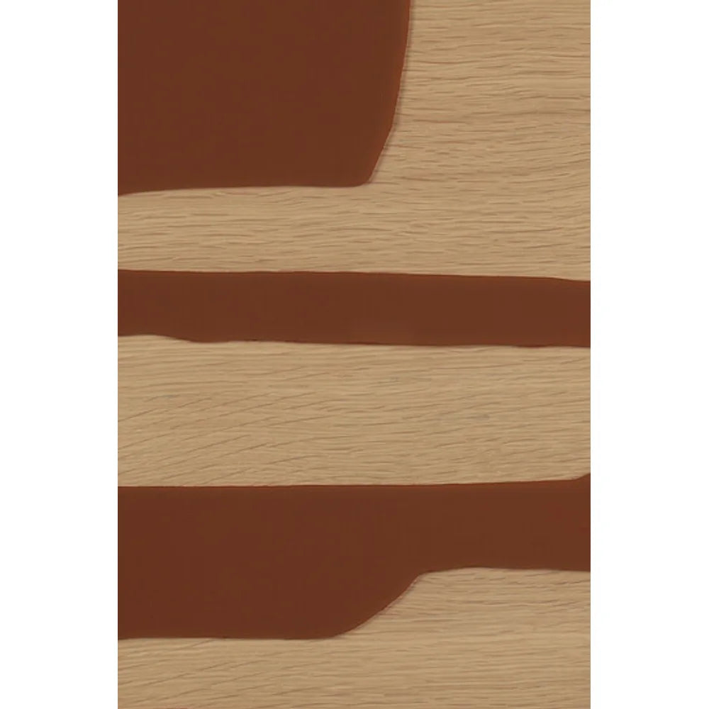 Ethnicraft – Second Nature – Plateau En Verre Second Nature – Auburn - Extra Large - Rond