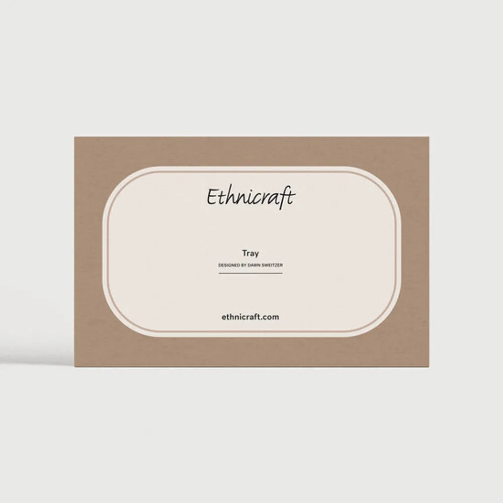 Ethnicraft – Second Nature – Vide Poches Second Nature – 42 x 24 cm (L) - Rectangulaire