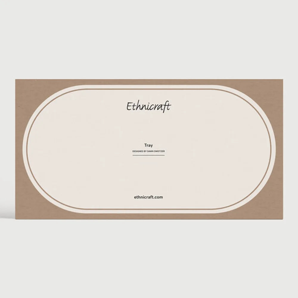 Ethnicraft – Second Nature – Vide Poches Second Nature – 53 x 31 cm (XL) - Rectangulaire
