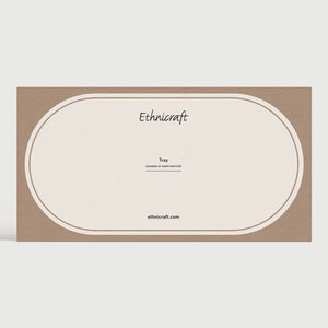 Ethnicraft – Second Nature – Vide Poches Second Nature – 53 x 31 cm (XL) - Rectangulaire