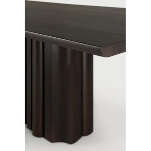 Ethnicraft – Sequence – Table Sequence – Acajou brun foncé