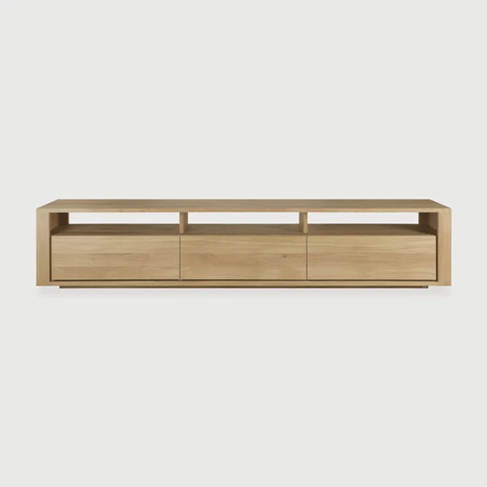 Ethnicraft – Shadow – Meuble TV Shadow – Chêne - 210 cm