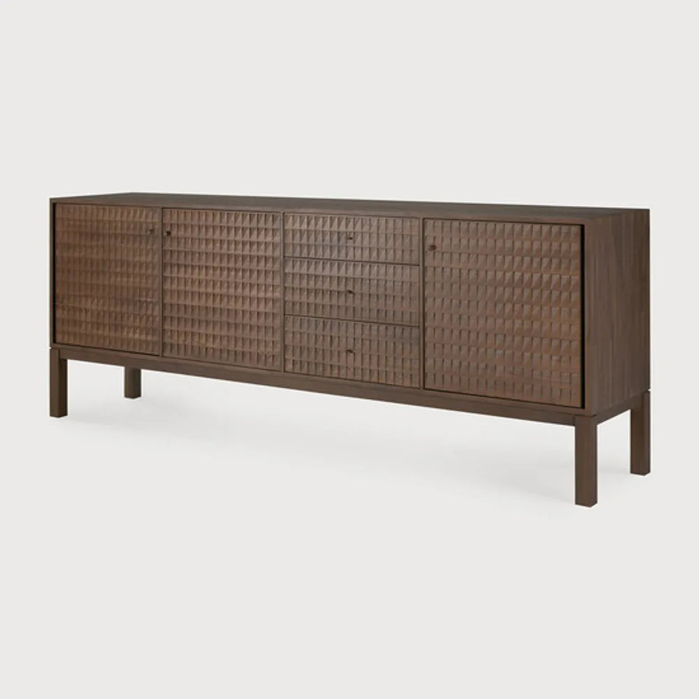 Ethnicraft – Sono – Buffet Sono – Teck light brown - 228 cm