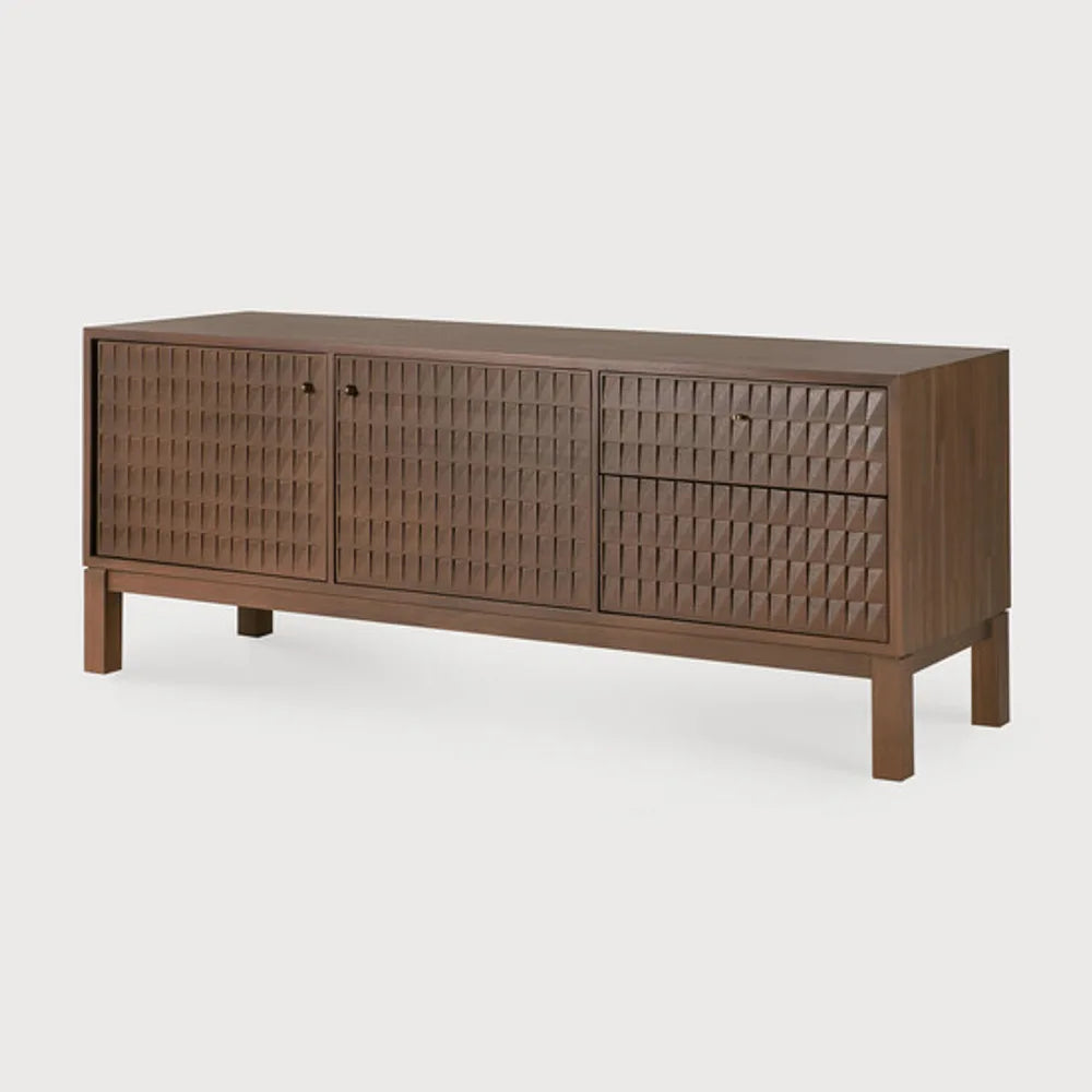 Ethnicraft – Sono – Meuble Tv Sono – Teck light brown - 160 cm