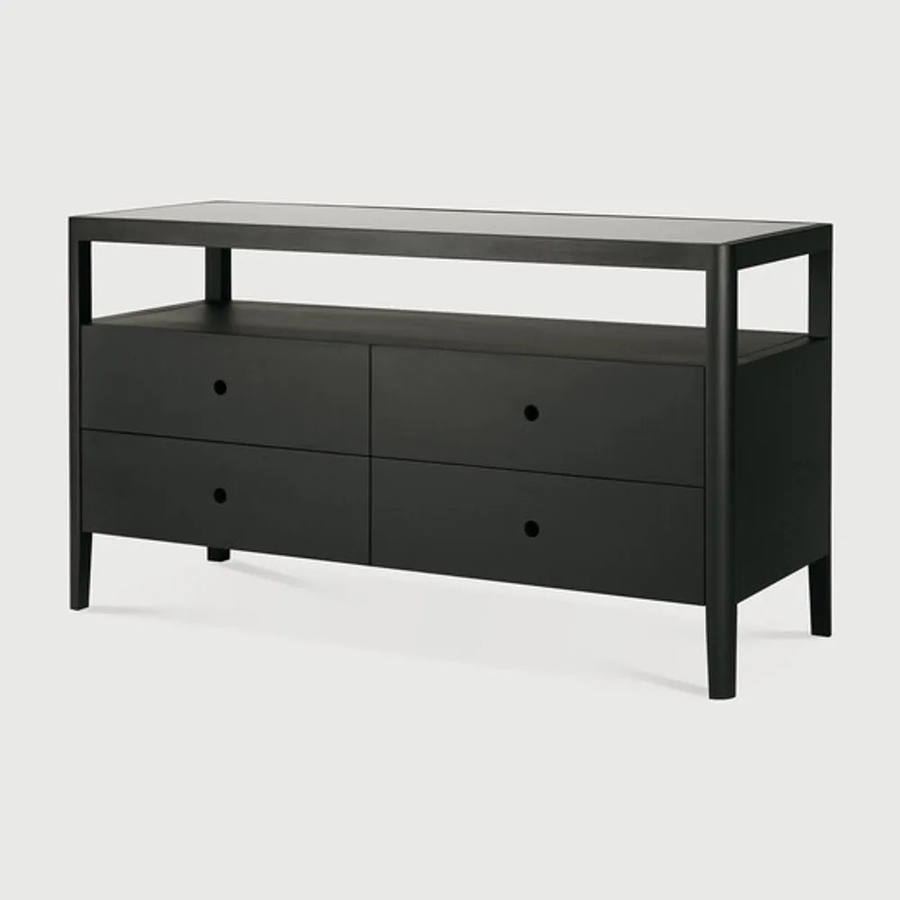 Ethnicraft – Spindle – Commode Spindle – Chêne noir