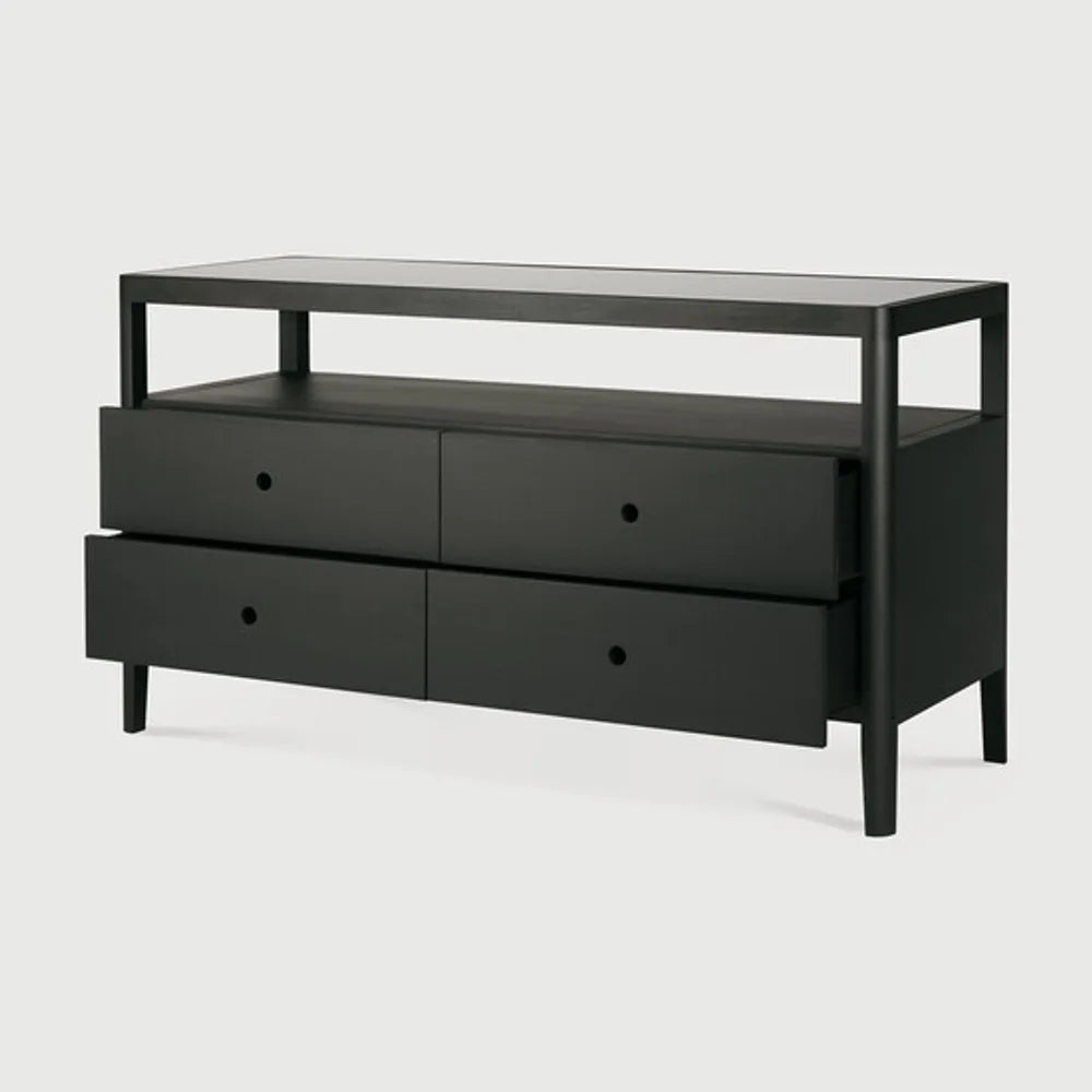 Ethnicraft – Spindle – Commode Spindle – Chêne noir