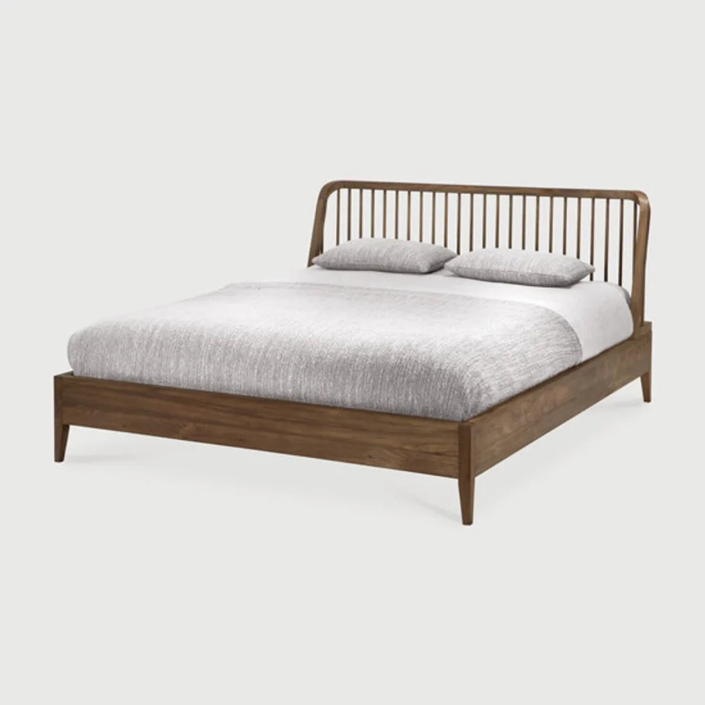 Ethnicraft – Spindle – Lit Spindle – Teck recyclé - 160 x 200 cm