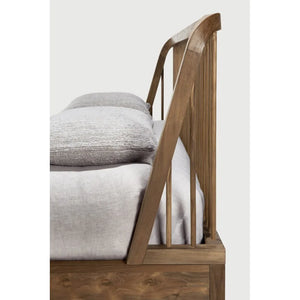 Ethnicraft – Spindle – Lit Spindle – Teck recyclé - 180 x 200 cm