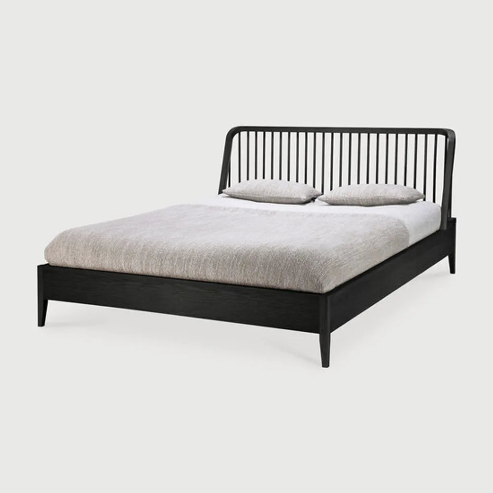 Ethnicraft – Spindle – Lit Spindle – Chêne noir - 180 x 200 cm