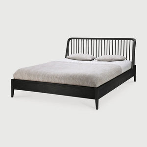 Ethnicraft – Spindle – Lit Spindle – Chêne noir - 180 x 200 cm