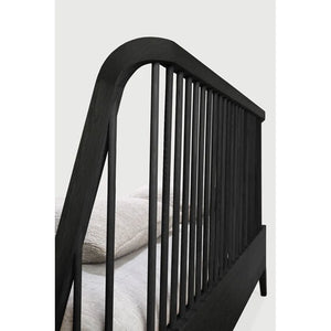 Ethnicraft – Spindle – Lit Spindle – Chêne noir - 180 x 200 cm