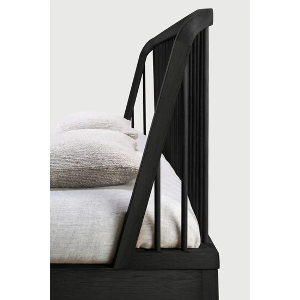 Ethnicraft – Spindle – Lit Spindle – Chêne noir - 180 x 200 cm