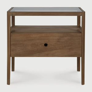 Ethnicraft – Spindle – Table De Chevet Spindle – Teck recyclé