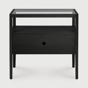 Ethnicraft – Spindle – Table De Chevet Spindle – Chêne noir