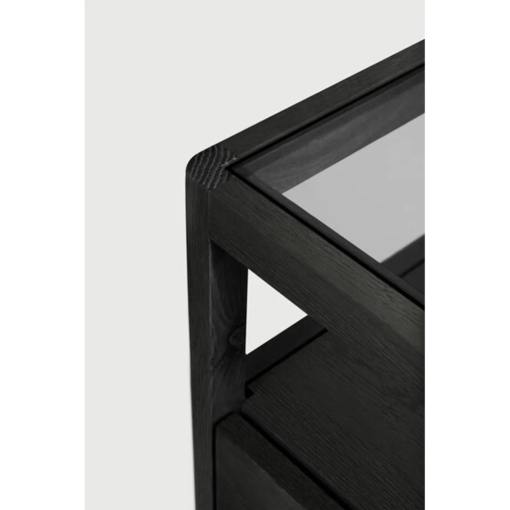 Ethnicraft – Spindle – Table De Chevet Spindle – Chêne noir