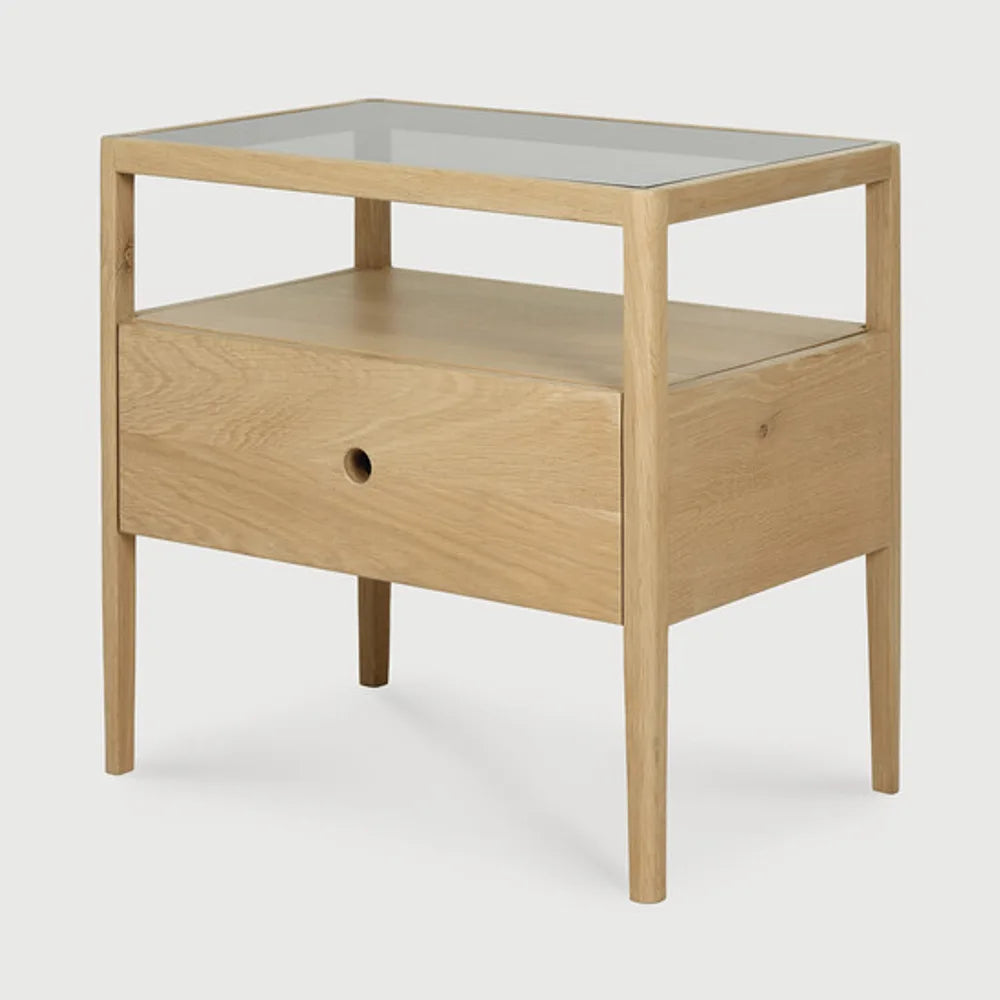 Ethnicraft – Spindle – Table De Chevet Spindle – Chêne