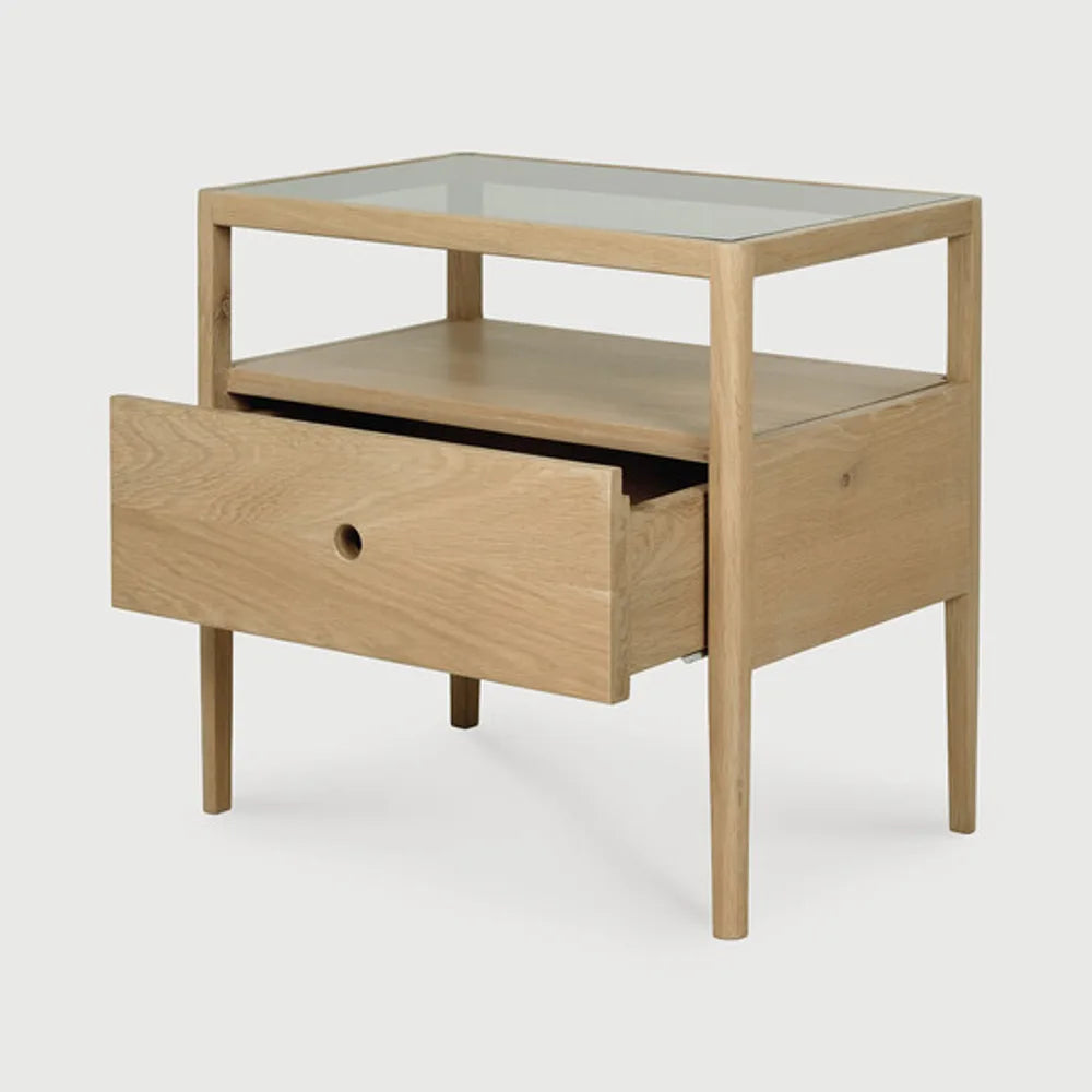 Ethnicraft – Spindle – Table De Chevet Spindle – Chêne