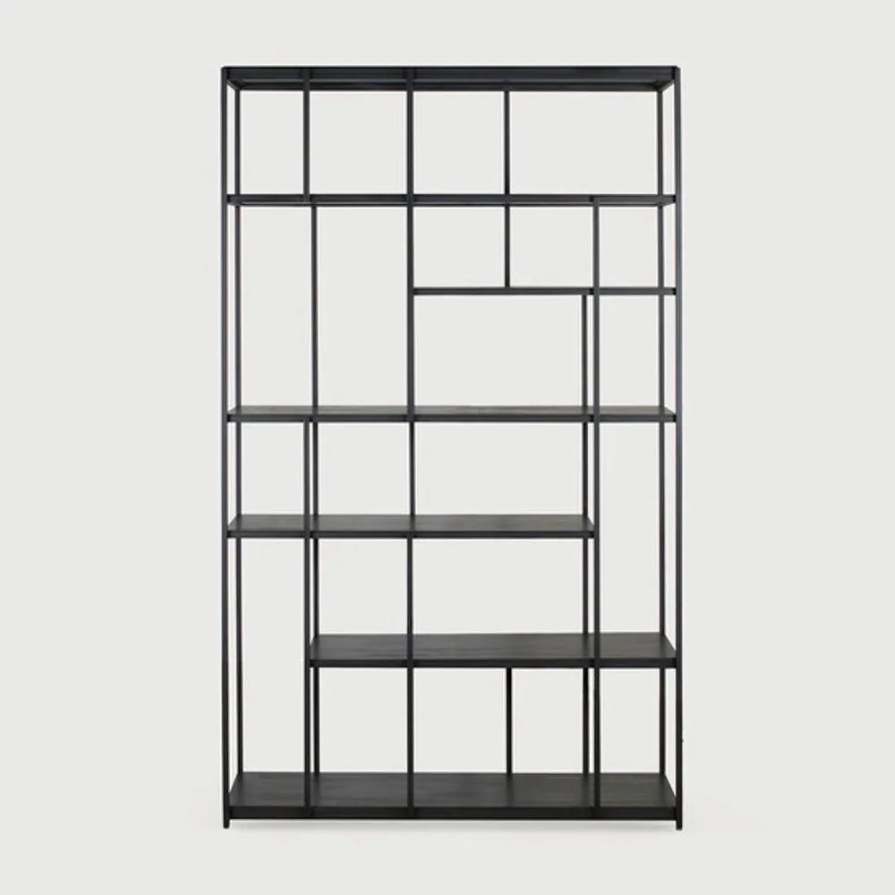 Ethnicraft – Studio – EtagèRe Studio – Teck noir - Sans portes