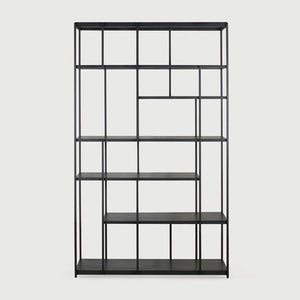 Ethnicraft – Studio – EtagèRe Studio – Teck noir - Sans portes