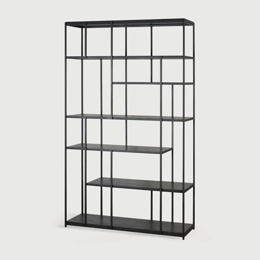 Ethnicraft – Studio – EtagèRe Studio – Teck noir - Sans portes
