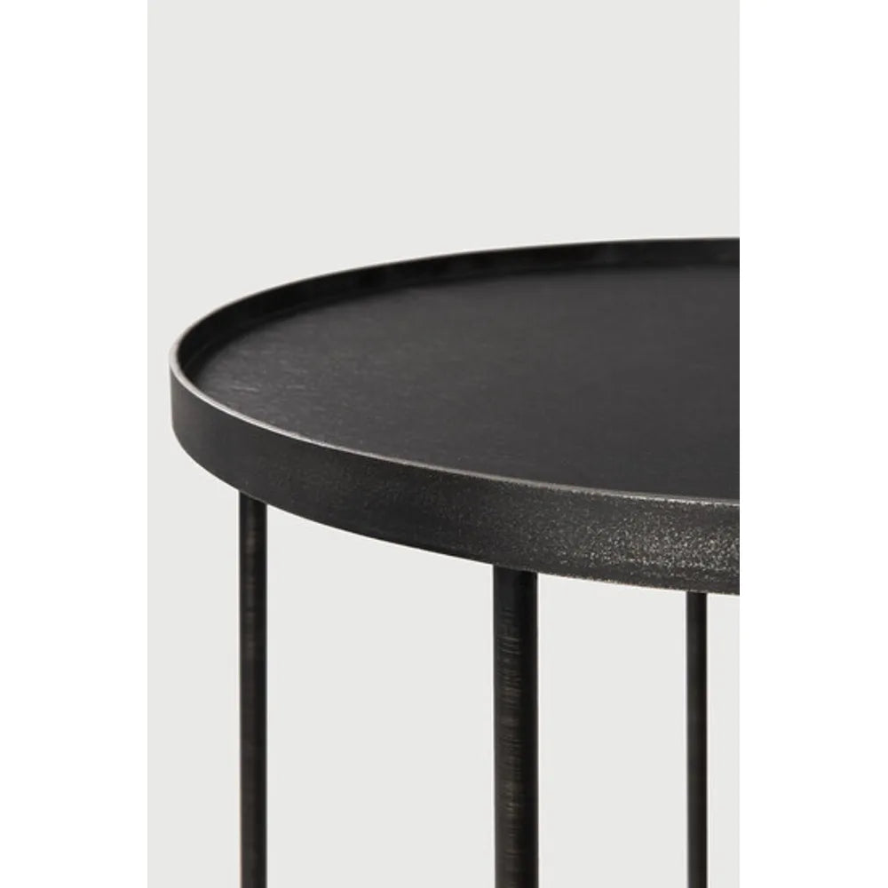 Ethnicraft – Tables à plateau – Table D'Appoint à Plateau – Small - Rond