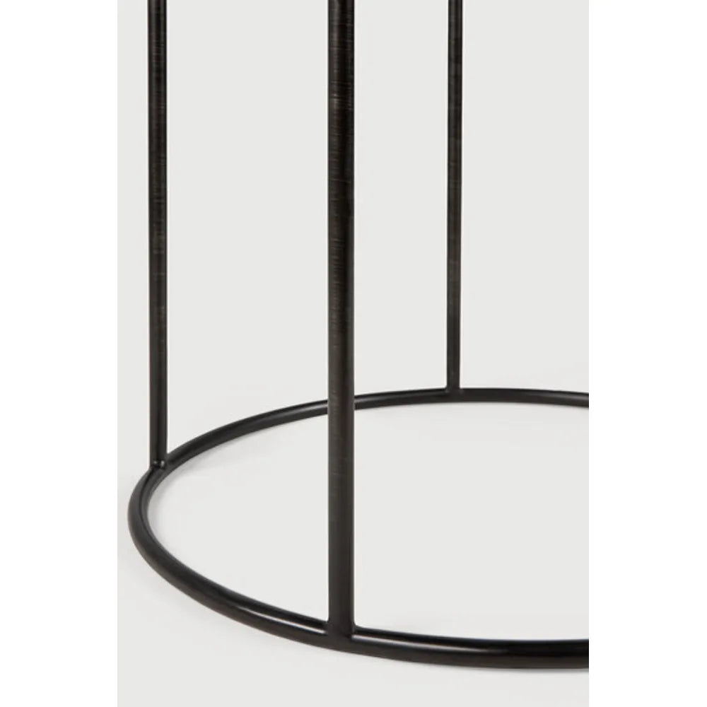 Ethnicraft – Tables à plateau – Table D'Appoint à Plateau – Small - Rond