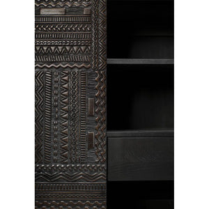 Ethnicraft – Tabwa – Armoire Tabwa – Teck noir clair - 126 x 180 cm