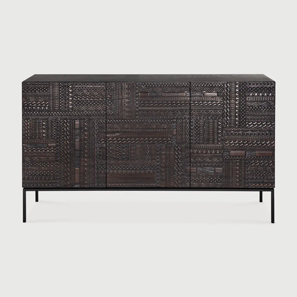 Ethnicraft – Tabwa – Buffet Tabwa – Teck noir clair - 150 cm