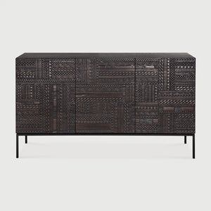 Ethnicraft – Tabwa – Buffet Tabwa – Teck noir clair - 150 cm