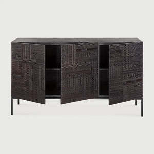Ethnicraft – Tabwa – Buffet Tabwa – Teck noir clair - 150 cm