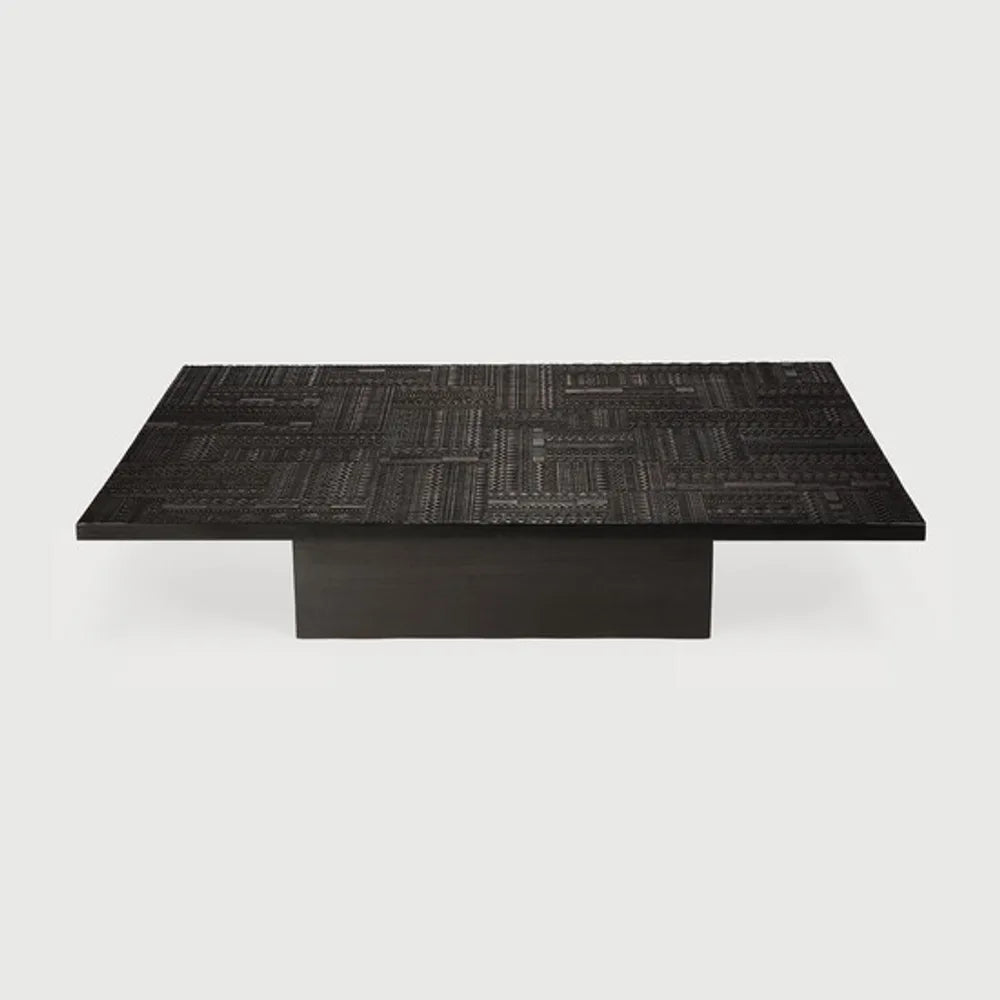 Ethnicraft – Tabwa – Table Basse Tabwa – Teck noir clair