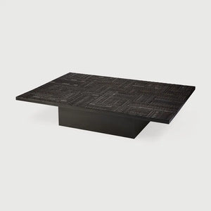 Ethnicraft – Tabwa – Table Basse Tabwa – Teck noir clair