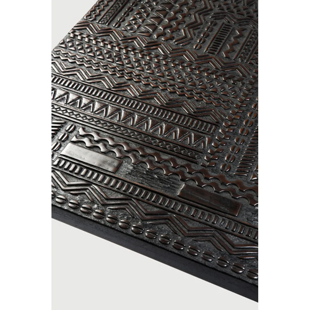 Ethnicraft – Tabwa – Table Basse Tabwa – Teck noir clair