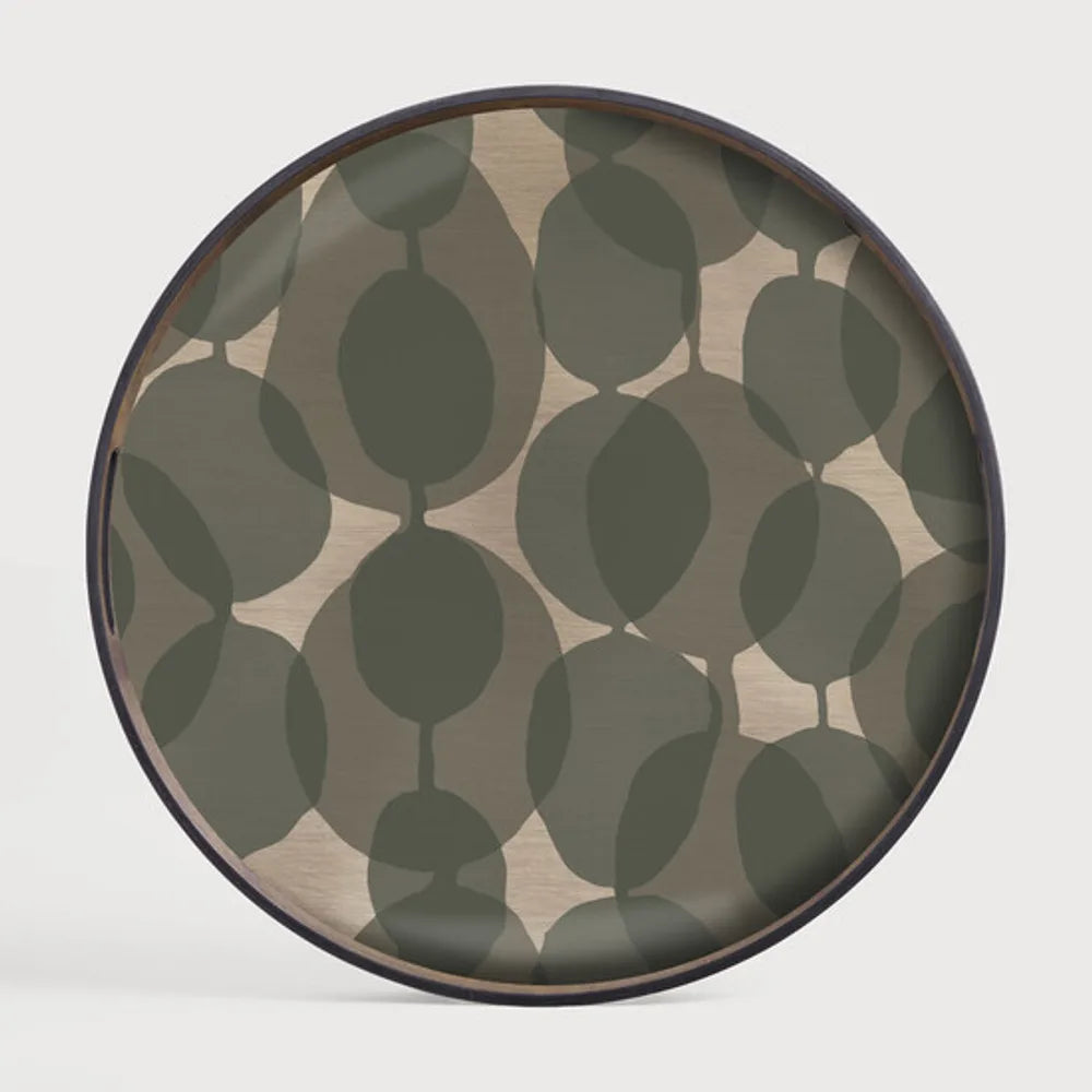 Ethnicraft – Translucent Silhouettes – Plateau En Verre Connected Dots – Default