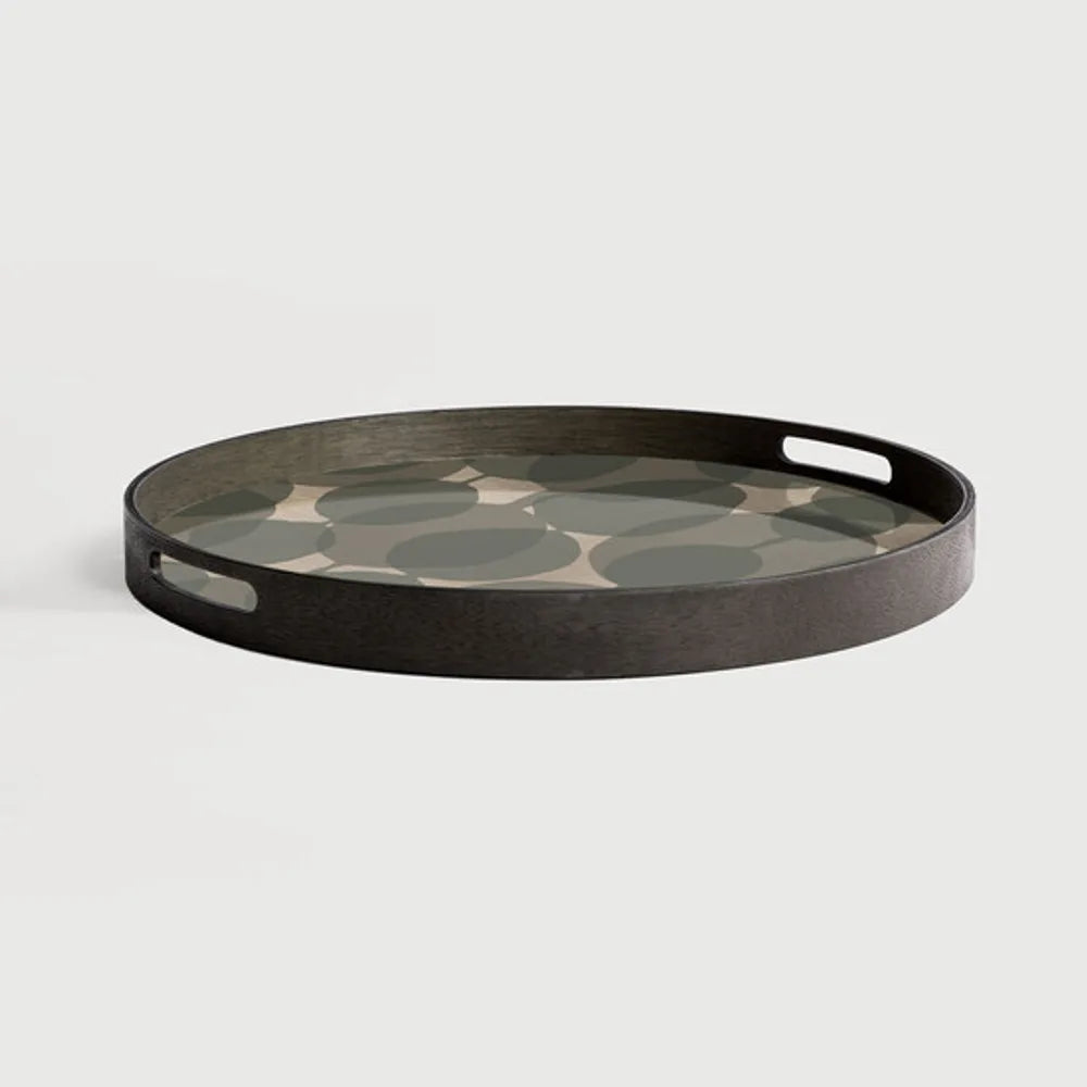 Ethnicraft – Translucent Silhouettes – Plateau En Verre Connected Dots – Default
