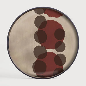 Ethnicraft – Translucent Silhouettes – Plateau En Verre Layered Dots – Default