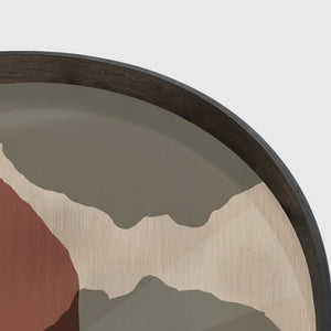 Ethnicraft – Translucent Silhouettes – Plateau En Verre Overlapping Dots – Default