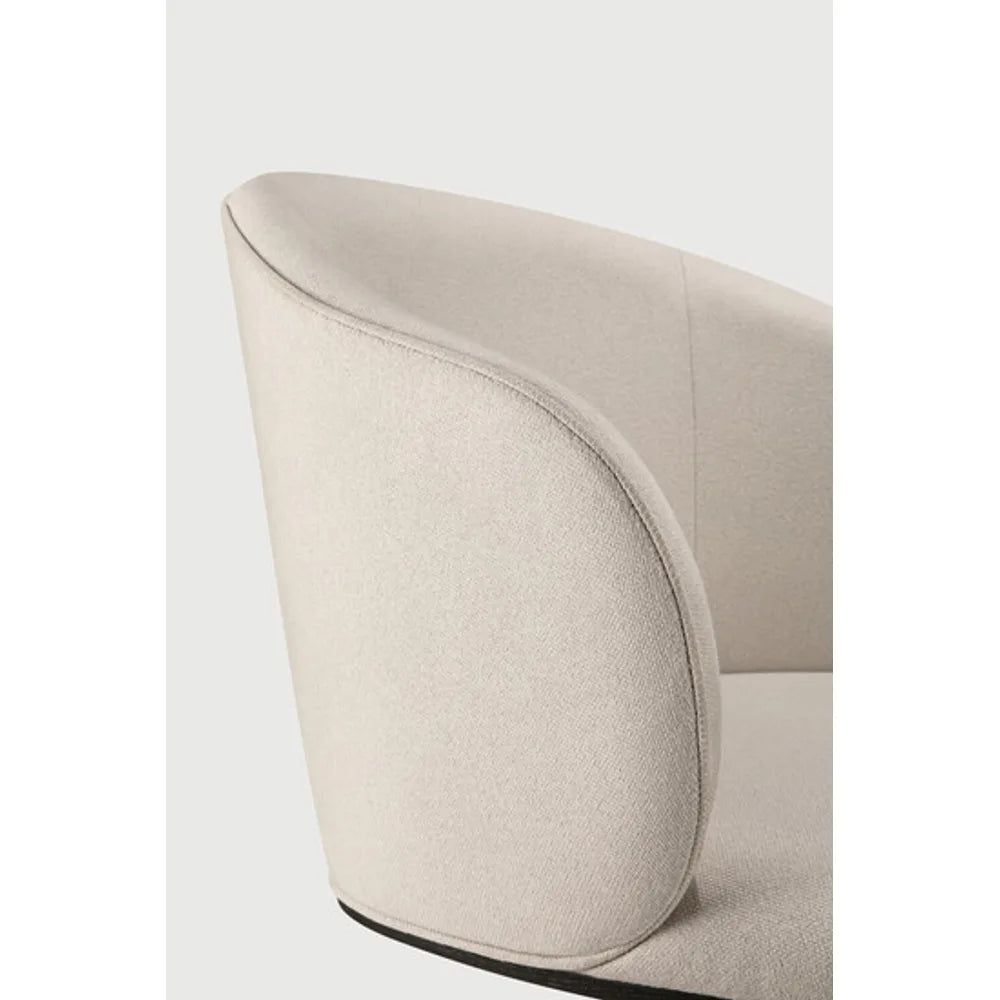 Ethnicraft – Unda – Chaise De Bureau Unda – Salt - Sans roues