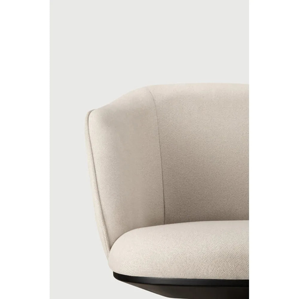 Ethnicraft – Unda – Chaise De Bureau Unda – Salt - Sans roues