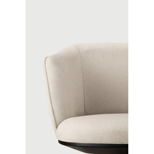 Ethnicraft – Unda – Chaise De Bureau Unda – Salt - Sans roues