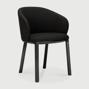 Ethnicraft – Unda – Chaise Unda – Charcoal - Chêne noir