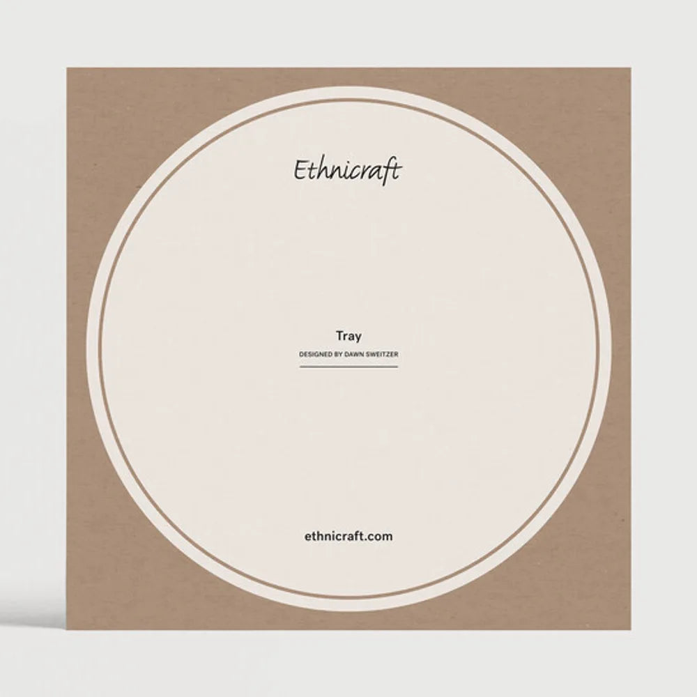 Ethnicraft – Wabi Sabi – Plateau En Verre Wabi Sabi – Rond