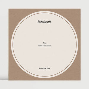 Ethnicraft – Wabi Sabi – Plateau En Verre Wabi Sabi – Rond