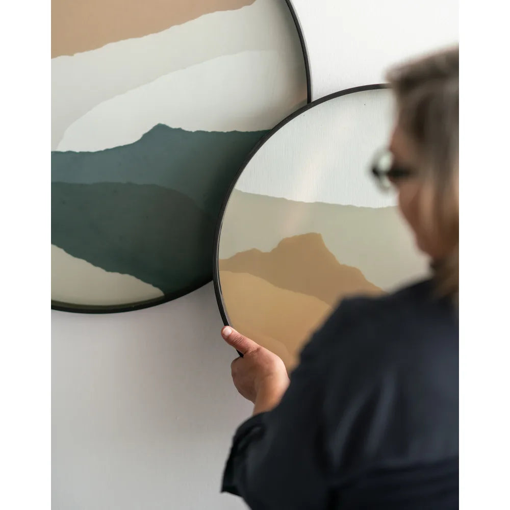 Ethnicraft – Wabi Sabi – Plateau En Verre Wabi Sabi en situation