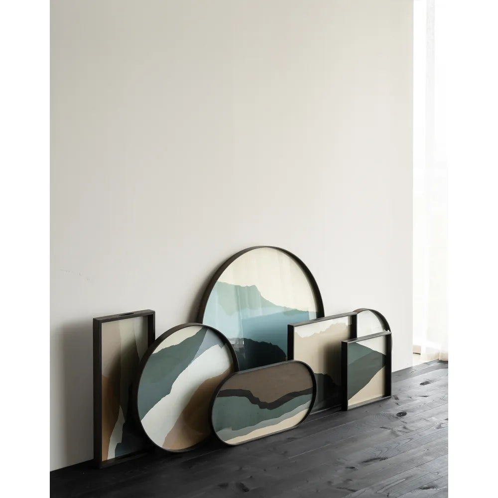 Ethnicraft – Wabi Sabi – Plateau En Verre Wabi Sabi en situation